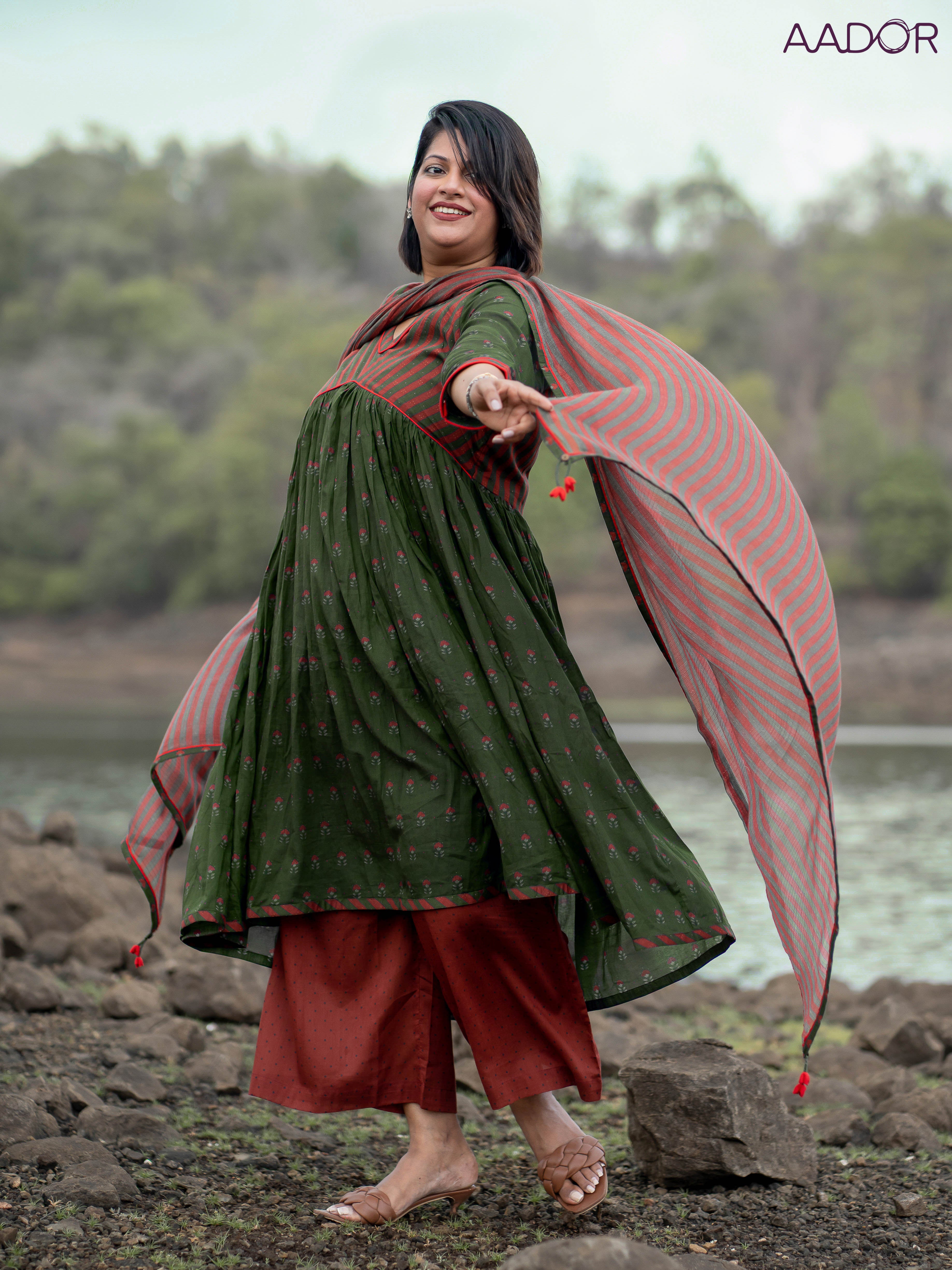 Melodic Dove Dupatta