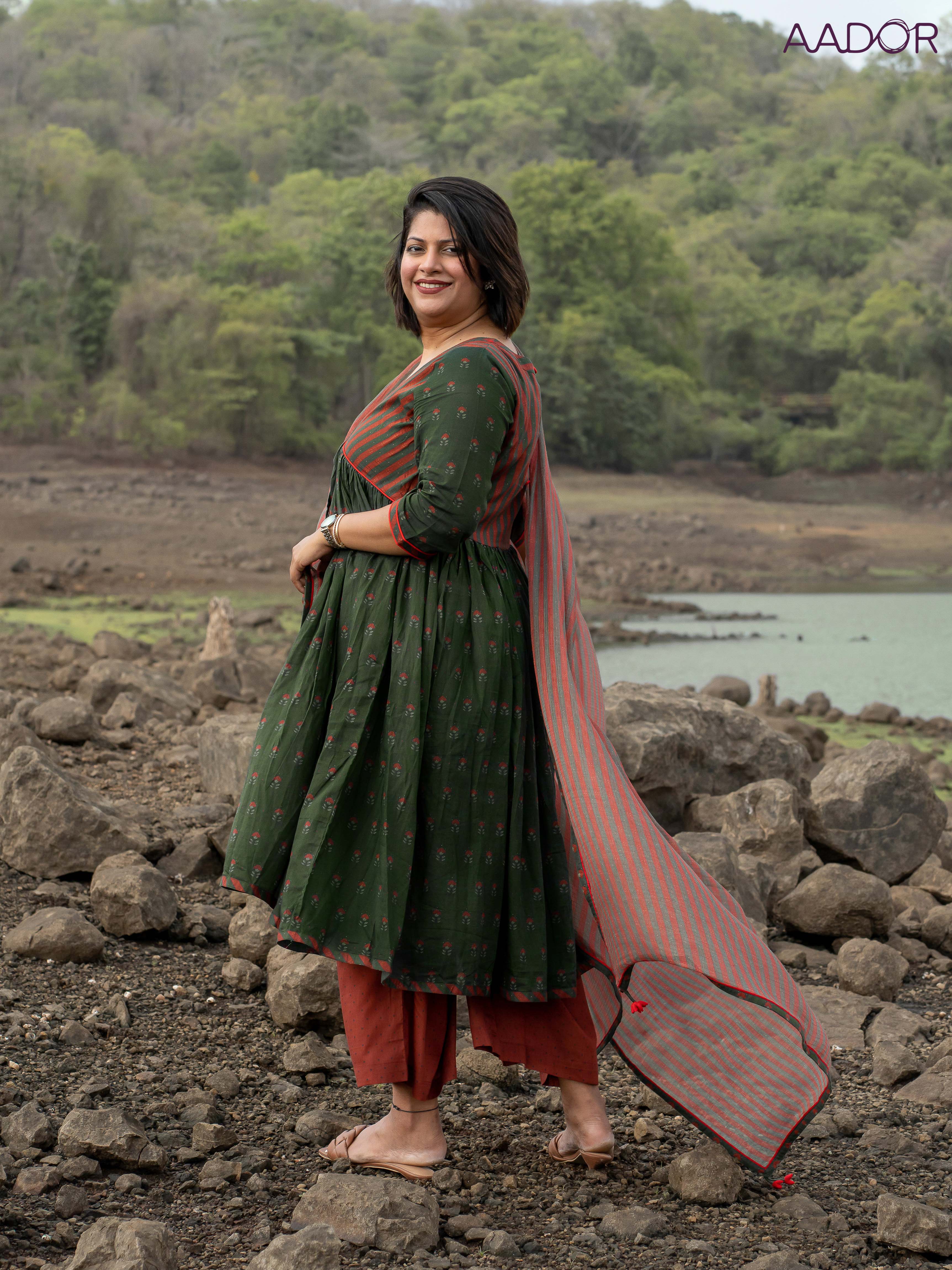 Melodic Dove Dupatta