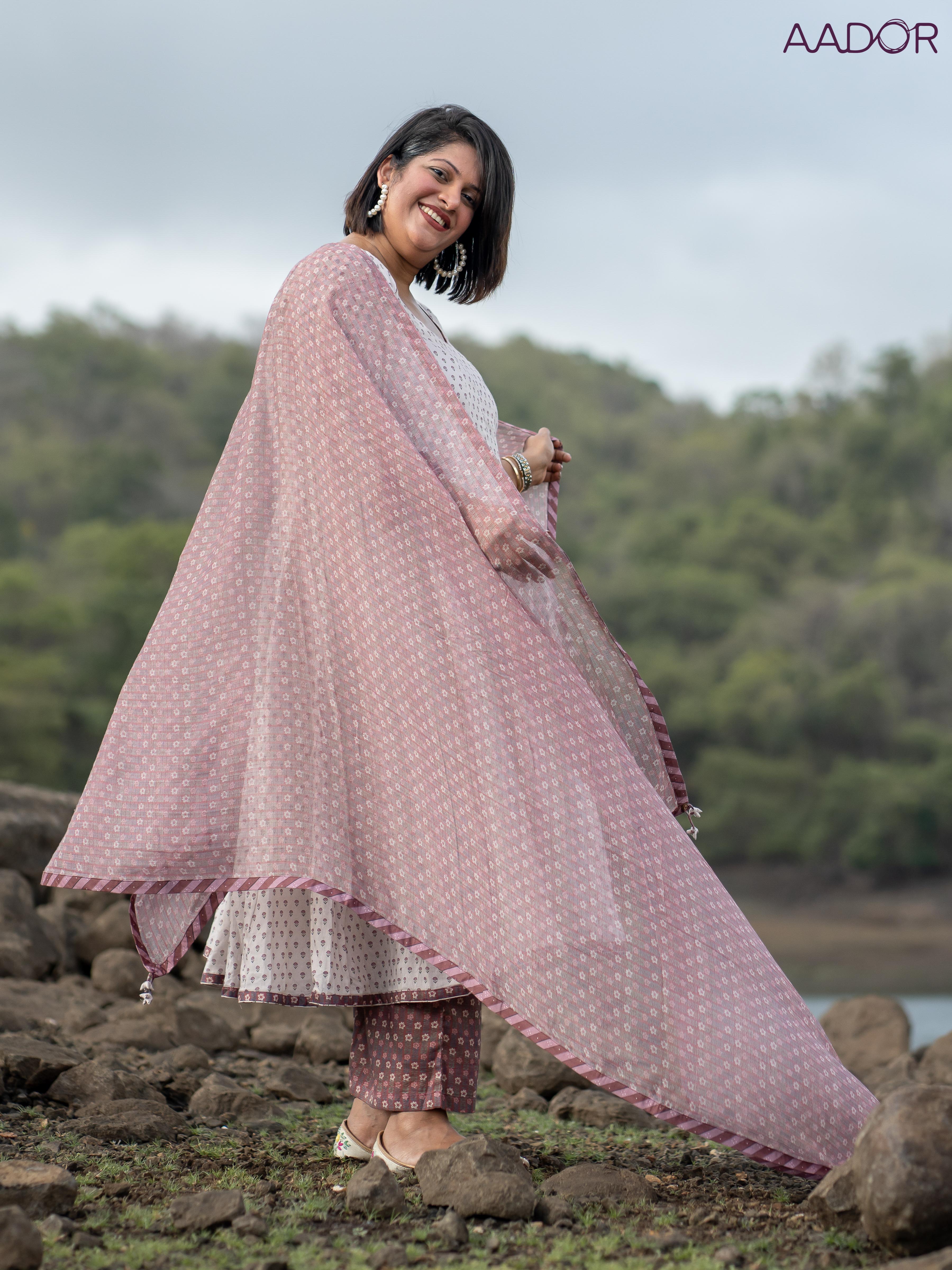Moonlit Sparrow Dupatta