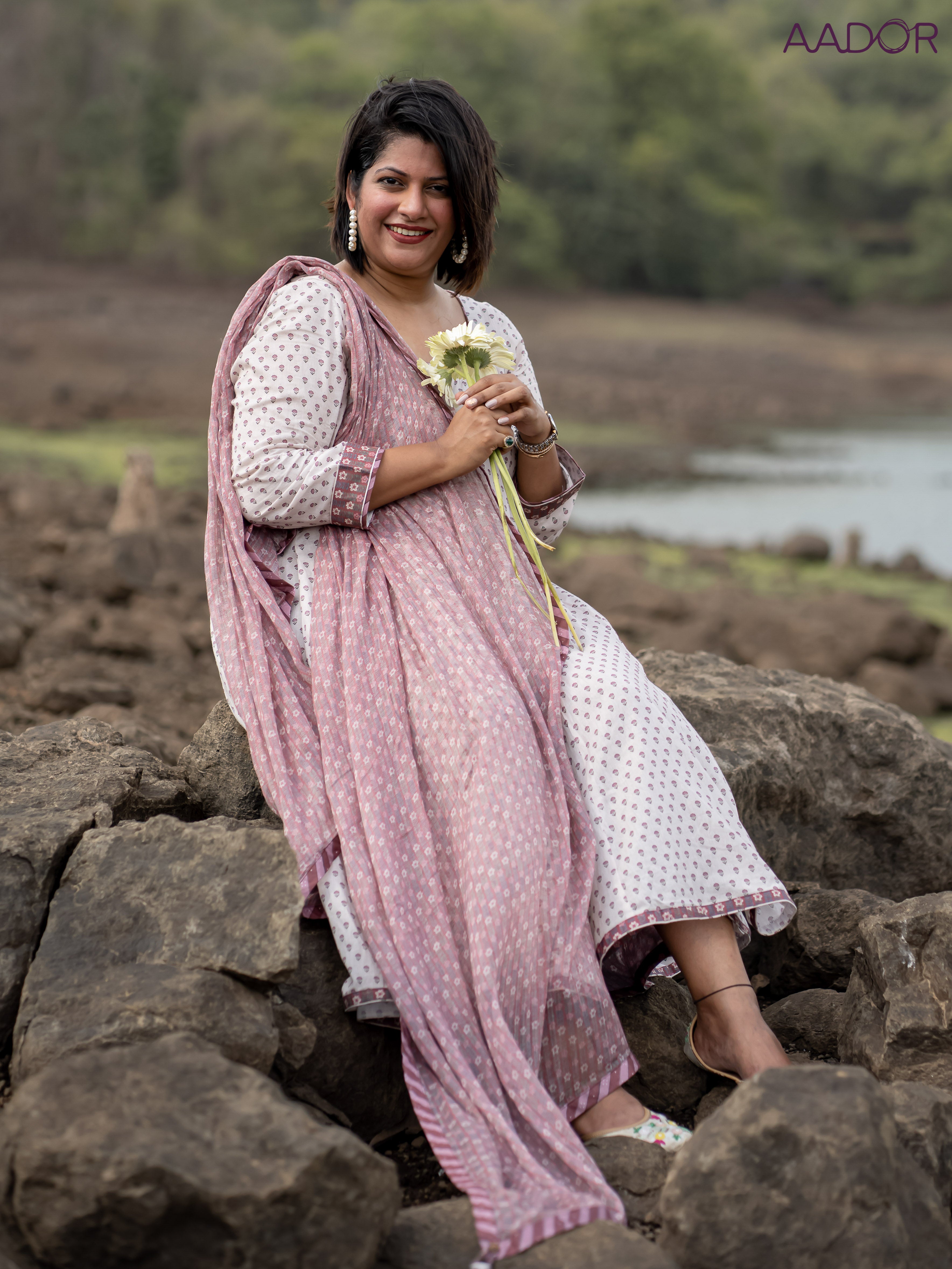 Moonlit Sparrow Dupatta