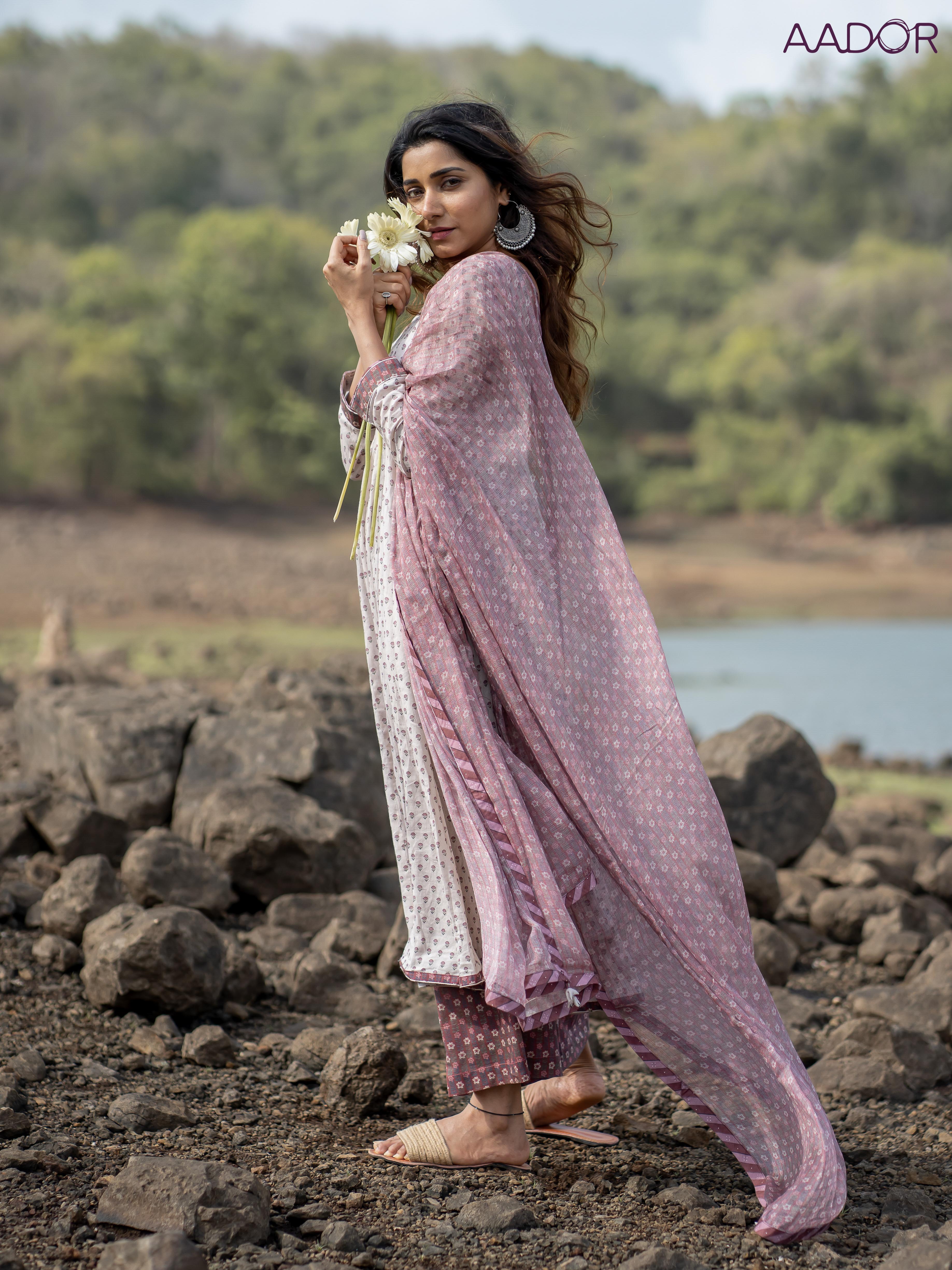 Moonlit Sparrow Dupatta